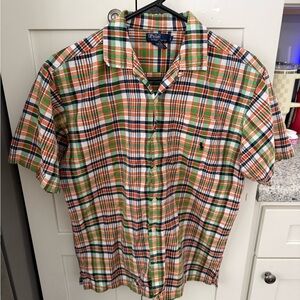 Ralph Lauren Men's Colorful Plaid Shirt